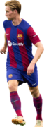 Frenkie de Jong football render