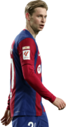 Frenkie de Jong football render