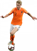 Frenkie de Jong football render