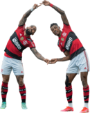 Gabriel Barbosa & Bruno Henrique football render