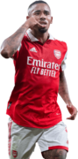 Gabriel Jesus football render