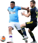 Gabriel Jesus & Shkodran Mustafi football render