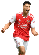 Gabriel Martinelli football render