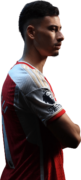 Gabriel Martinelli football render