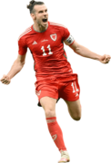 Gareth Bale football render