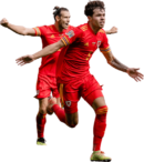 Gareth Bale & Neco Williams football render