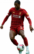 Georginio Wijnaldum football render