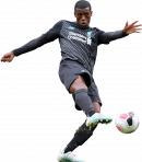 Georginio Wijnaldum football render