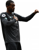 Georginio Wijnaldum football render