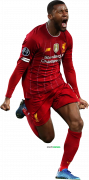 Georginio Wijnaldum football render