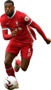 Georginio Wijnaldum football render