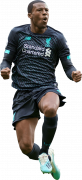 Georginio Wijnaldum football render