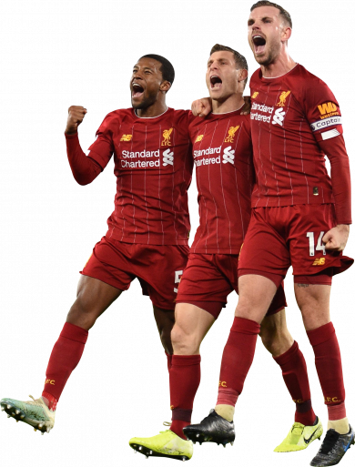 Georginio Wijnaldum, James Milner & Jordan Henderson