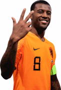 Georginio Wijnaldum football render