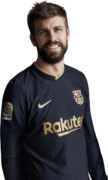 Gerard Pique football render