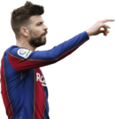 Gerard Pique football render