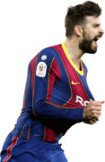 Gerard Pique football render