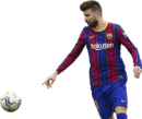 Gerard Pique football render