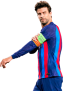 Gerard Pique football render