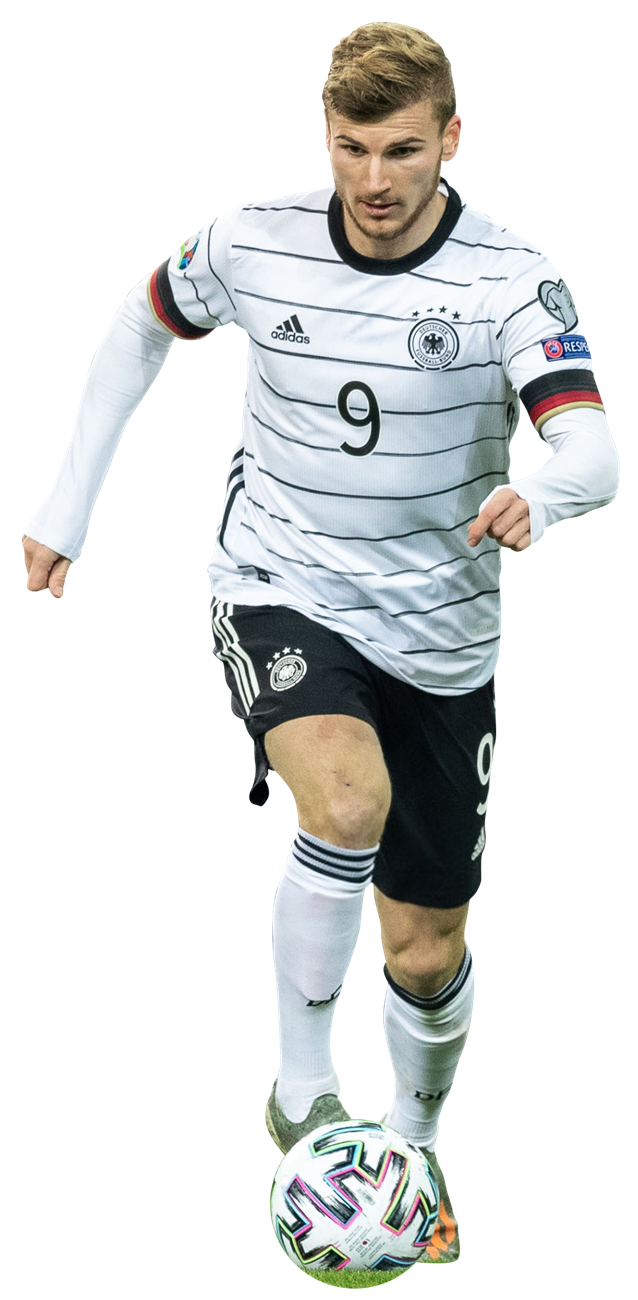 Timo Werner football render - 62149 - FootyRenders