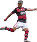 Giorgian de Arrascaeta football render