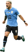 Giorgian De Arrascaeta football render