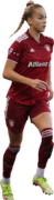 Giulia Gwinn football render