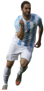 Gonzalo Higuain football render