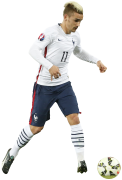 Antoine Griezmann football render