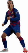 Antoine Griezmann football render