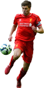 Steven Gerrard football render