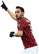 Hakan Calhanoglu football render