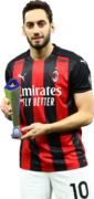 Hakan Calhanoglu football render