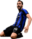 Hakan Calhanoglu football render