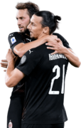 Hakan Calhanoglu & Zlatan Ibrahimovic football render