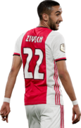 Hakim Ziyech football render