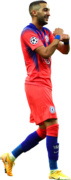 Hakim Ziyech football render