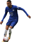 Hakim Ziyech football render