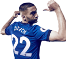 Hakim Ziyech football render