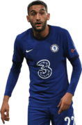 Hakim Ziyech football render