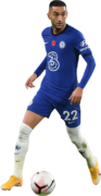 Hakim Ziyech football render