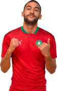 Hakim Ziyech football render