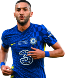 Hakim Ziyech football render