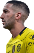 Hakim Ziyech football render