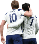 Harry Kane & Son Heung-Min football render