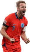 Harry Kane football render