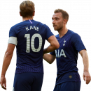 Harry Kane & Christian Eriksen football render