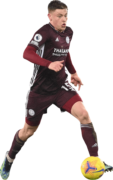 Harvey Barnes football render