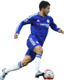 Eden Hazard football render