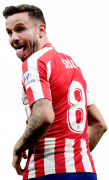 Saul Niguez football render